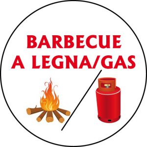 Barbecue a legna/gas multiuso