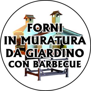 Forno in muratura da giardino con barbecue