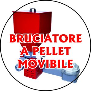 Bruciatori a pellets movibile/carellato